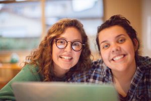 Two female Menno Simons Centre students